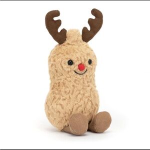 NWT Authentic Jellycat amuseable peanut reindeer - FAST SHIPPING